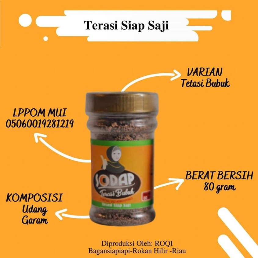 Produk Terasi Bubuk Sodap 30gr